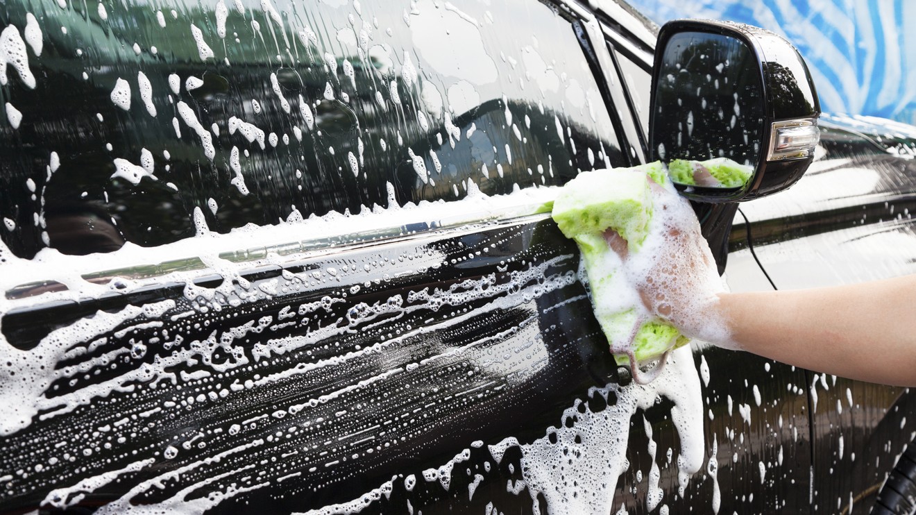 Freshly washed vehicle at FreshRide Auto Care